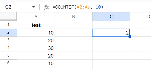 구글스프레드시트 countif 함수 사용 기초
